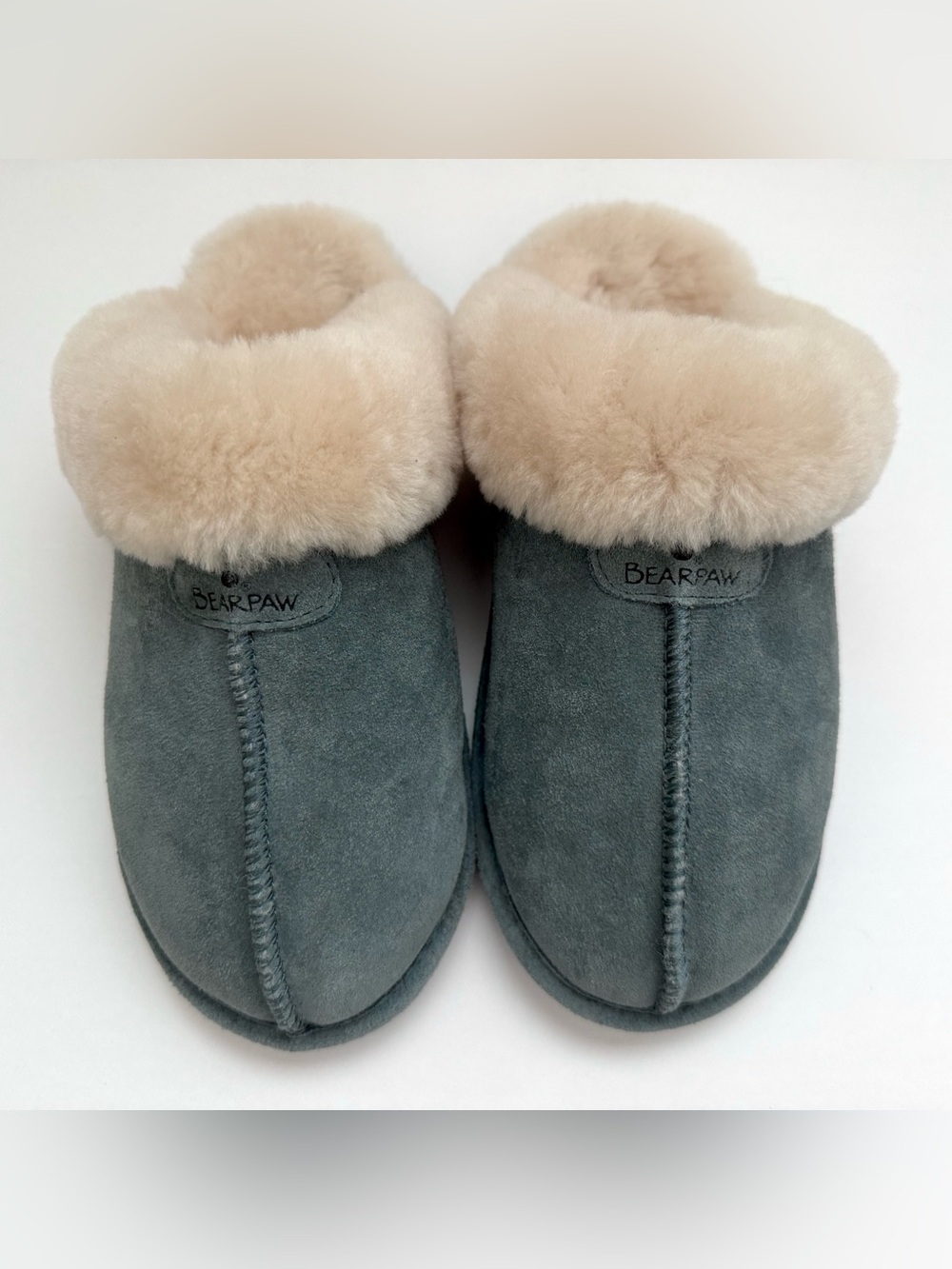 BearPaw Slippers Blue/Grey Slides
